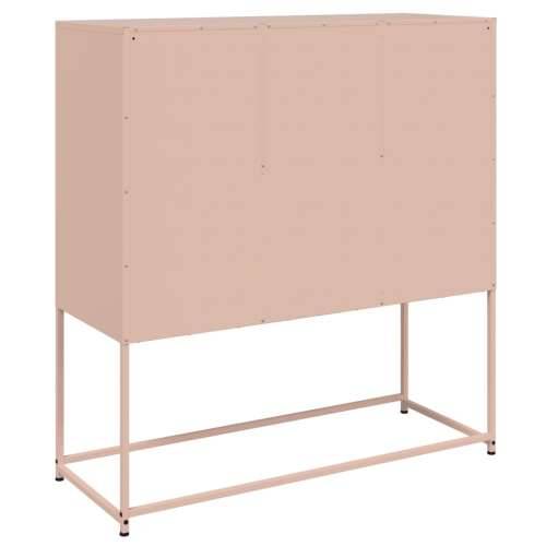 Komoda ružičasta 100,5x39x107 cm čelik - Ružičasta 1 Cijena