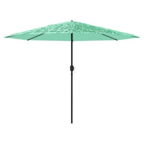 Vrtni suncobran s čeličnom šipkom zeleni 324x324x247 cm - Zelena 324 x 324 x 247 cm 1 Cijena