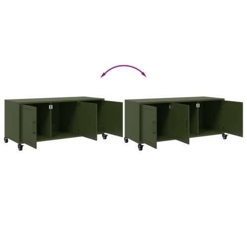 TV ormarić maslinastozeleni 100,5 x 39 x 43,5 cm čelični - Zelena 1 Cijena