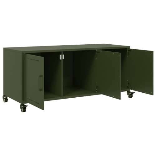 TV ormarić maslinastozeleni 100,5 x 39 x 43,5 cm čelični - Zelena 1 Cijena
