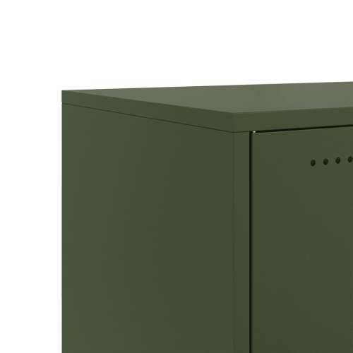 TV ormarić maslinastozeleni 100,5 x 39 x 43,5 cm čelični - Zelena 1 Cijena
