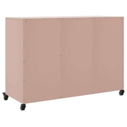 Komoda ružičasta 100,5x39x72 cm čelik - Ružičasta 1 Cijena