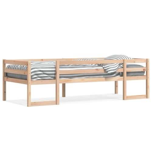 Okvir za dječji krevet 80 x 200 cm od masivne borovine - Prirodna 80 x 200 cm Cijena