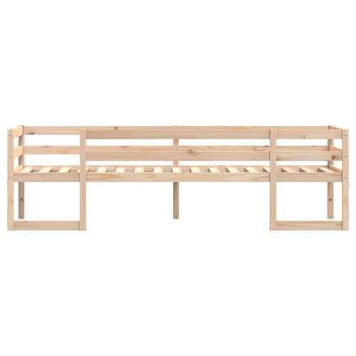 Okvir za dječji krevet 80 x 200 cm od masivne borovine - Prirodna 80 x 200 cm Cijena