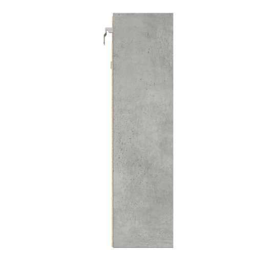 Vitrina siva boja betona 100x15x58 cm konstruirano drvo - Beton siva 100 x 15 x 58 cm 1 Cijena