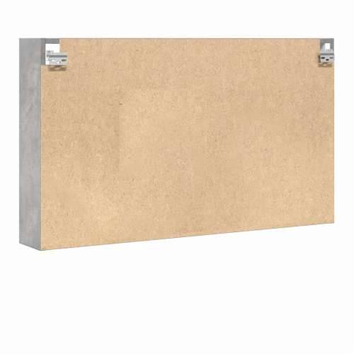 Vitrina siva boja betona 100x15x58 cm konstruirano drvo - Beton siva 100 x 15 x 58 cm 1 Cijena