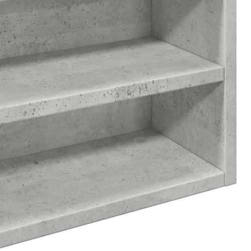 Vitrina siva boja betona 100x15x58 cm konstruirano drvo - Beton siva 100 x 15 x 58 cm 1 Cijena