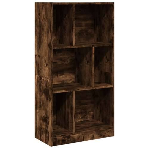 Regal za knjige boja hrasta 57x28,5x107,5 cm konstruirano drvo - Dimljeni hrast 1 107.5 cm Cijena