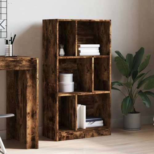 Regal za knjige boja hrasta 57x28,5x107,5 cm konstruirano drvo - Dimljeni hrast 1 107.5 cm Cijena
