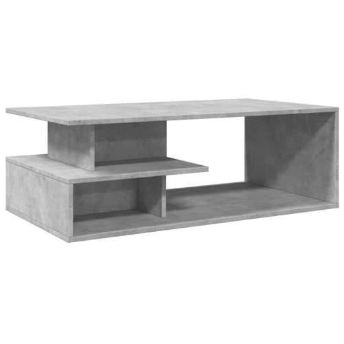 Stolić za kavu boja betona 102 x 55 x 35 cm konstruirano drvo - Beton siva 1 Cijena