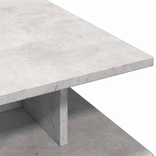 Stolić za kavu boja betona 102 x 55 x 35 cm konstruirano drvo - Beton siva 1 Cijena