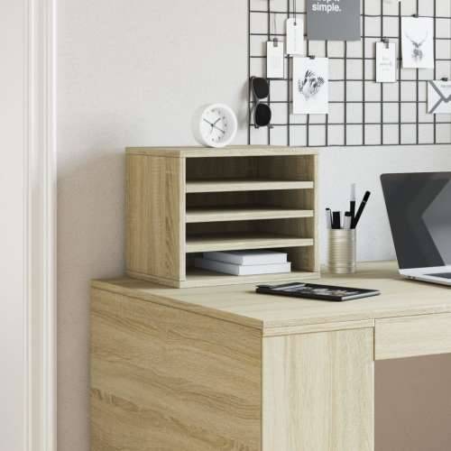 Organizator za stol boja hrasta 36x26x29,5 cm konstruirano drvo - sonoma hrast Cijena