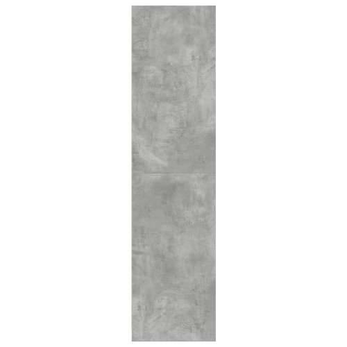 Ormar siva boja betona 80x50x200 cm od konstruiranog drva - Beton siva 80 x 50 x 200 cm 1 4 police Cijena