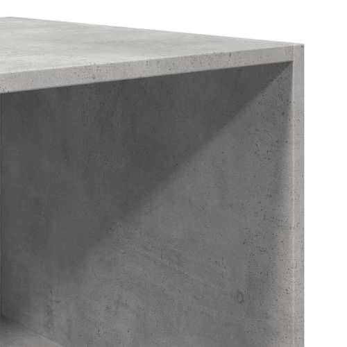 Ormar siva boja betona 80x50x200 cm od konstruiranog drva - Beton siva 80 x 50 x 200 cm 1 4 police Cijena