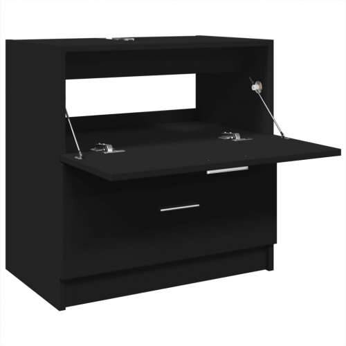 Ormarić za Lavabo - Umivaonik crni 59 x 37 x 59 cm od konstruiranog drva - Crna 59 x 37 x 59 cm 1 Cijena
