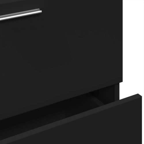 Ormarić za Lavabo - Umivaonik crni 59 x 37 x 59 cm od konstruiranog drva - Crna 59 x 37 x 59 cm 1 Cijena