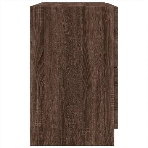 Ormarić za Lavabo - Umivaonik smeđa boja hrasta 59 x 37 x 59 cm drveni - Smeđi hrast 59 x 37 x 59 cm 1 Cijena