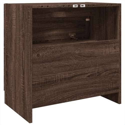 Ormarić za Lavabo - Umivaonik smeđa boja hrasta 59 x 37 x 59 cm drveni - Smeđi hrast 59 x 37 x 59 cm 1 Cijena