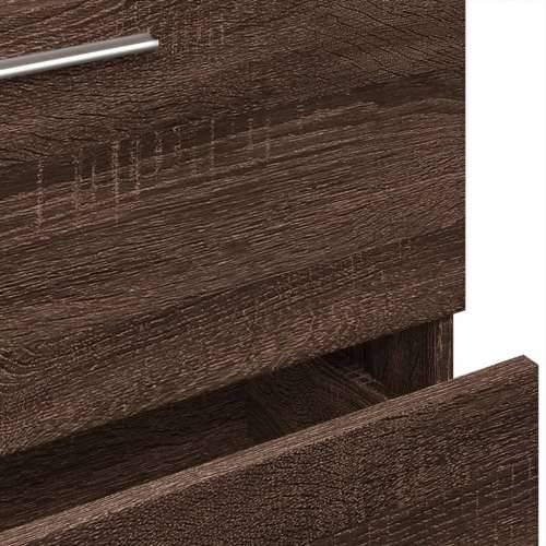 Ormarić za Lavabo - Umivaonik smeđa boja hrasta 59 x 37 x 59 cm drveni - Smeđi hrast 59 x 37 x 59 cm 1 Cijena