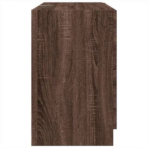 Ormarić za Lavabo - Umivaonik smeđa boja hrasta 78 x 37 x 59 cm drveni - Smeđi hrast 78 x 37 x 59 cm 1 Cijena