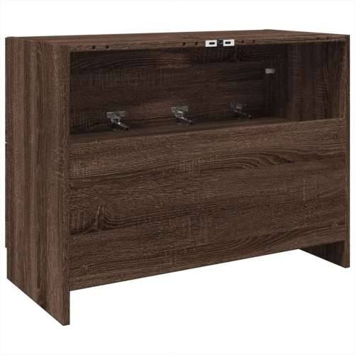 Ormarić za Lavabo - Umivaonik smeđa boja hrasta 78 x 37 x 59 cm drveni - Smeđi hrast 78 x 37 x 59 cm 1 Cijena