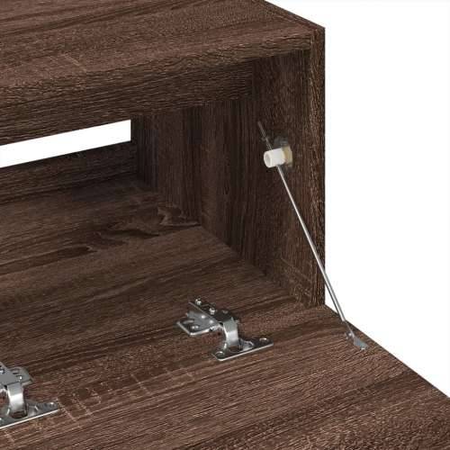 Ormarić za Lavabo - Umivaonik smeđa boja hrasta 78 x 37 x 59 cm drveni - Smeđi hrast 78 x 37 x 59 cm 1 Cijena