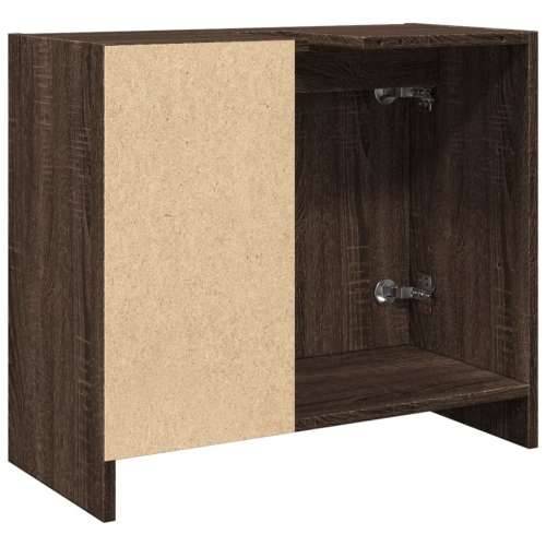Ormarić za Lavabo - Umivaonik smeđa boja hrasta 63 x 29 x 55 cm drveni Smeđi hrast 63 x 29 x 55 cm 1 Cijena