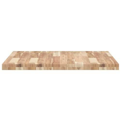 Stolna ploča četvrtasta 80x80x4 cm od masivnog drva bagrema - Prirodna (neobrađena) 80 x 80 x 4 cm 1 Cijena