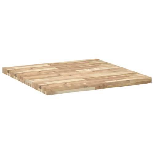 Stolna ploča četvrtasta 80x80x4 cm od masivnog drva bagrema - Prirodna (neobrađena) 80 x 80 x 4 cm 1 Cijena