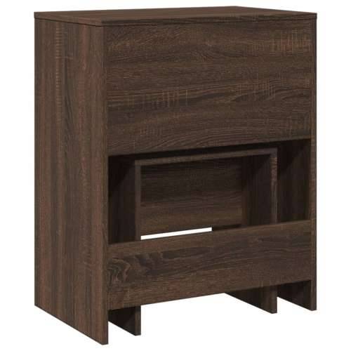 Toaletni stolić sa stolcem smeđa boja hrasta 60 x 40 x 113,5 cm - Smeđi hrast 1 Cijena