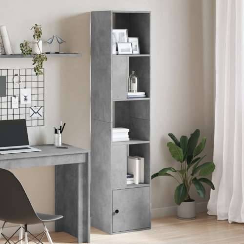 Regal za knjige boja betona 40x36x189 cm konstruirano drvo - Beton siva 1 40 cm Cijena