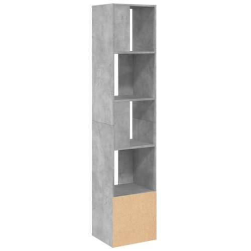 Regal za knjige boja betona 40x36x189 cm konstruirano drvo - Beton siva 1 40 cm Cijena