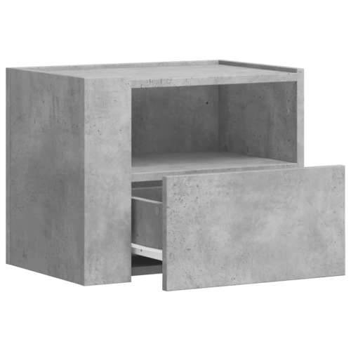 Zidni noćni ormarić siva boja betona 45x30x35 cm - Beton siva 1 35 30 Cijena