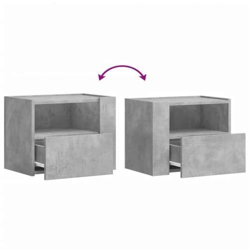 Zidni noćni ormarić siva boja betona 45x30x35 cm - Beton siva 1 35 30 Cijena