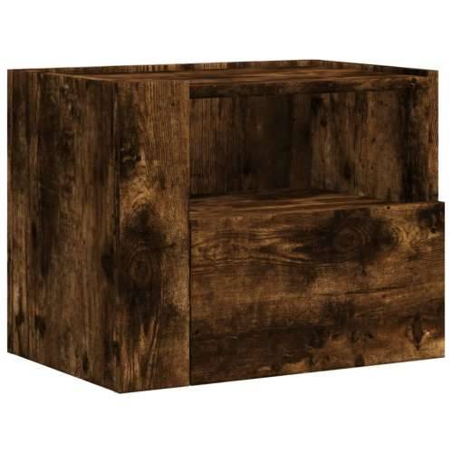 Zidni noćni ormarići 2 kom boja dimljenog hrasta 45x30x35 cm - Dimljeni hrast 2 Cijena