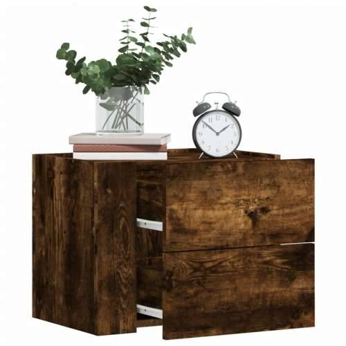 Zidni noćni ormarići 2 kom boja dimljenog hrasta 45x30x35 cm Dimljeni hrast 2 Cijena