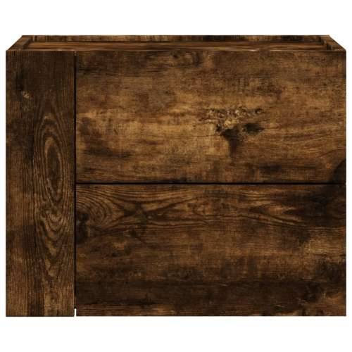 Zidni noćni ormarići 2 kom boja dimljenog hrasta 45x30x35 cm Dimljeni hrast 2 Cijena