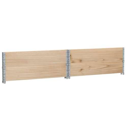 Okviri za palete 2 kom 100x100 cm od masivne borovine - Prirodna 100 x 100 cm 2 Cijena