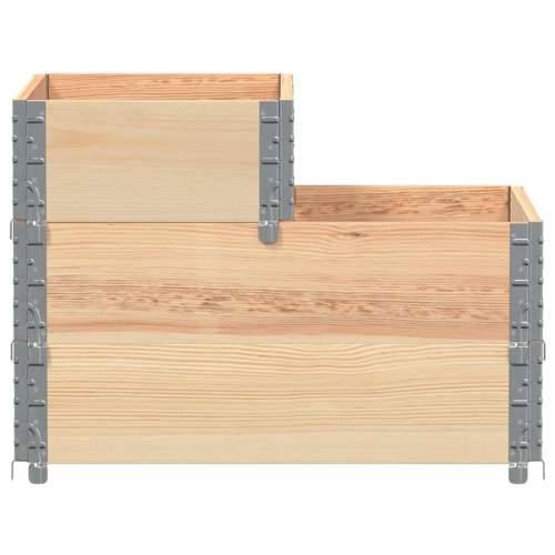 Povišena gredica s 3 razine 120 x 80 cm od masivne borovine - Prirodna 120 x 80 cm (60 x 40 cm) 1 Cijena