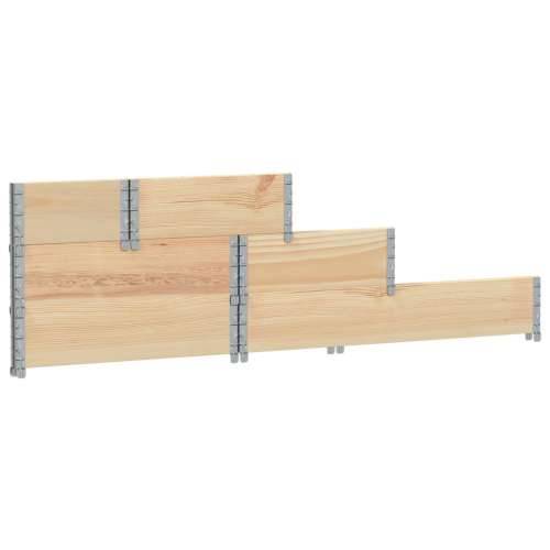 Povišena gredica s 3 razine 120 x 80 cm od masivne borovine - Prirodna 120 x 80 cm (60 x 40 cm) 1 Cijena