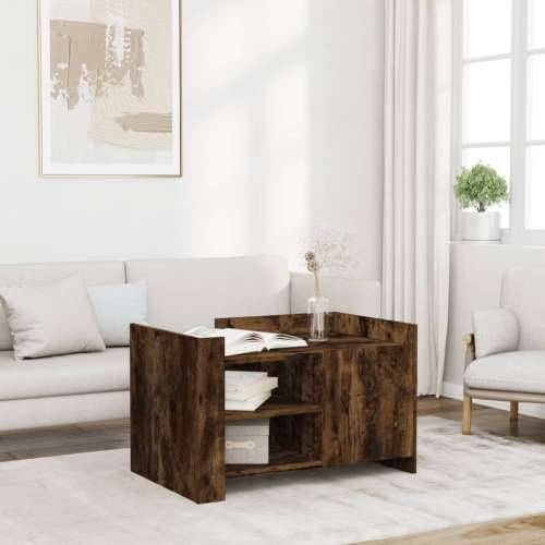 Stolić za kavu boja hrasta 80 x 50 x 50 cm konstruirano drvo - Dimljeni hrast 1 80 cm Cijena