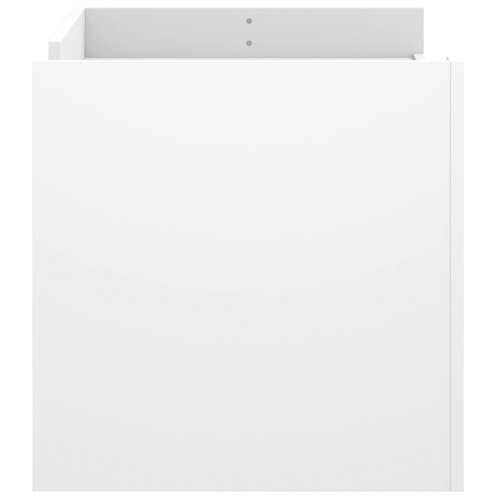 Stolić za kavu bijeli 100 x 50 x 50 cm od konstruiranog drva - Bijela 1 100 cm Cijena