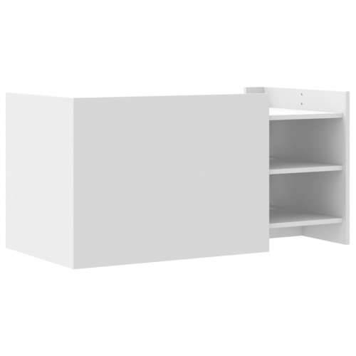 Stolić za kavu bijeli 100 x 50 x 50 cm od konstruiranog drva - Bijela 1 100 cm Cijena