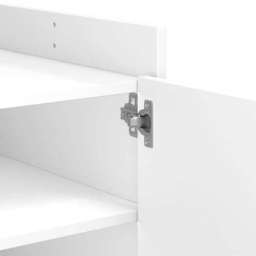 Stolić za kavu bijeli 100 x 50 x 50 cm od konstruiranog drva - Bijela 1 100 cm Cijena