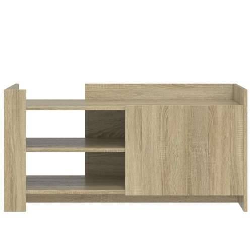 Stolić za kavu boja hrasta sonome 100 x 50 x 50 cm od drva - sonoma hrast 1 100 cm Cijena