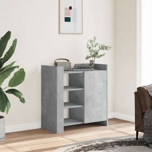 Komoda siva boja betona 73,5x35x75 cm od konstruiranog drva - Beton siva 1 Cijena