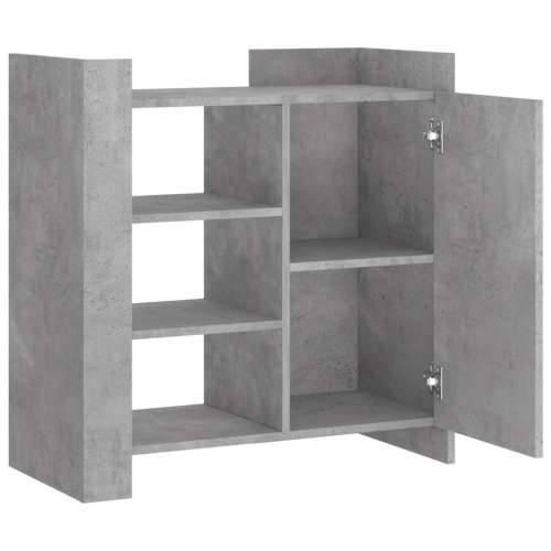 Komoda siva boja betona 73,5x35x75 cm od konstruiranog drva - Beton siva 1 Cijena