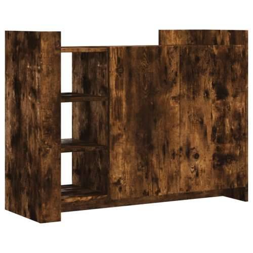 Komoda boja dimljenog hrasta 100 x 35 x 75 cm konstruirano drvo - Dimljeni hrast 1 Cijena