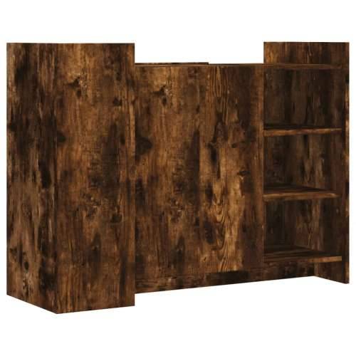 Komoda boja dimljenog hrasta 100 x 35 x 75 cm konstruirano drvo - Dimljeni hrast 1 Cijena