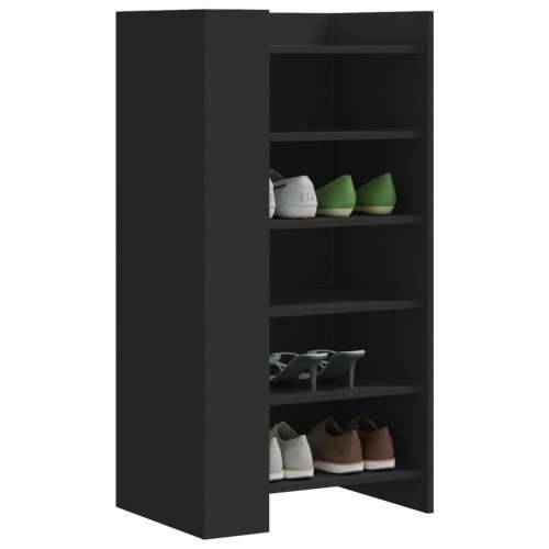 Ormarić za cipele crni 52x37,5x100 cm od konstruiranog drva - Crna 1 Cijena